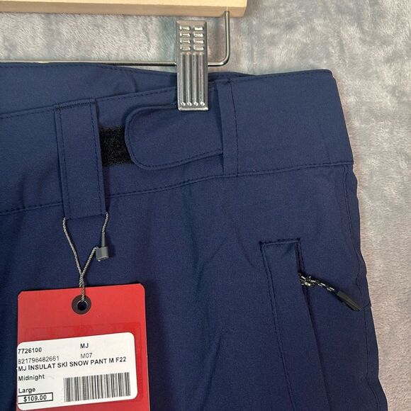 NWT New Moosejaw Blue Waterproof Insulated Mens Ski and Snow Pants Size Large - Picture 7 of 15